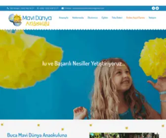 Mavidunyaanaokullari.net(Buca Mavi Dünya Anaokulu) Screenshot