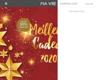 Mavieshop.com(Ma Vie Shop) Screenshot