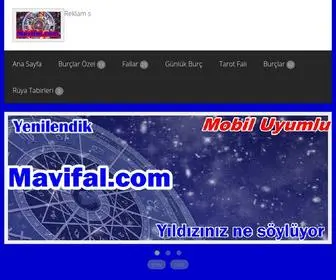 Mavifal.com(Fal, Fal Bak, Fallar) Screenshot