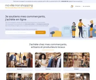 Mavillemonshopping.fr(Le commerce local et participatif) Screenshot