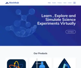 Mavinhub.com(Mavinhub is an Edutech software company) Screenshot