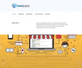 Mavipaket.com(Mavi Paket Elektronik Hizmetler ve Tic) Screenshot