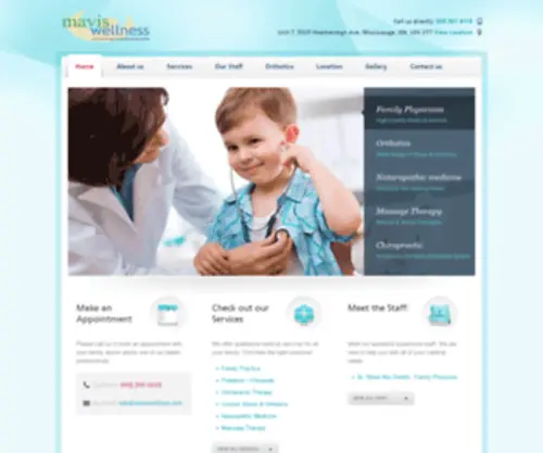 Maviswellness.com(Mavis wellness) Screenshot