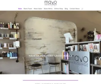 Mavohairlounge.com(Fort Lauderdale Hair Salon) Screenshot