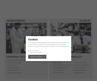 Mavom.nl(Startpagina) Screenshot