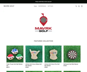 Mavrkgolf.com(MAVRK GOLF) Screenshot