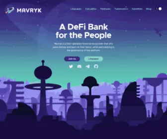 Mavryk.finance(Mavryk finance) Screenshot