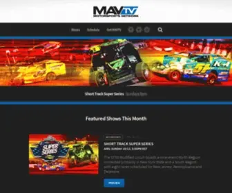 Mavtv.com(MAVTV Motorsports Network) Screenshot