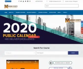 Mawaevents.net(Leading Training and Conference Provider) Screenshot