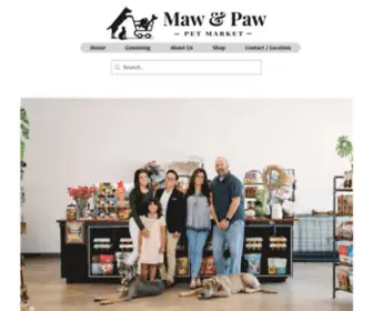 Mawandpawpetmarket.com(Maw & Paw Pet Market) Screenshot