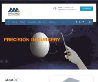 Mawaridmedical.com(Mawarid Medical) Screenshot