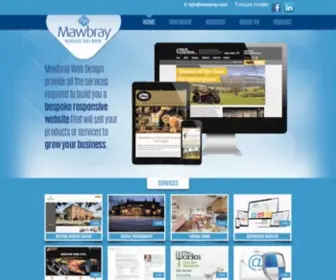 Mawbray.com(Harrogate Based Responsive Web Design & Development) Screenshot