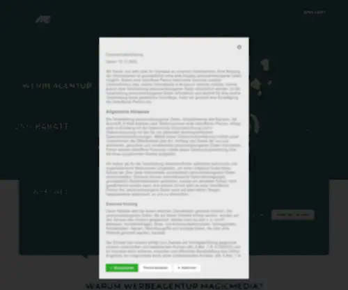 Mawealt.de(Entdecke Digitalagentur magicmedia) Screenshot