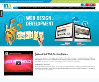 Mawebtechnologies.com(Ecommerce website design) Screenshot