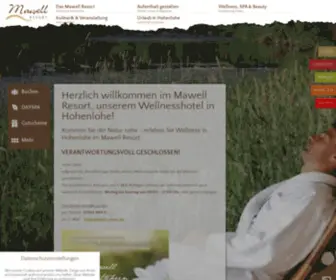 Mawell-Resort.de(Hoch über dem Jagsttal und der Natur ganz nahe) Screenshot