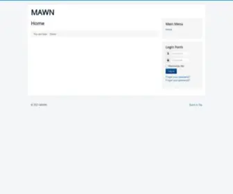 Mawn.net(Martial Arts Worldwide Network) Screenshot