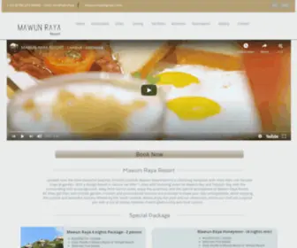 Mawunrayaresort.com(Hébergement) Screenshot