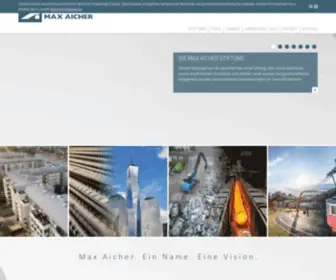 Max-Aicher.de(Max Aicher Unternehmensgruppe) Screenshot