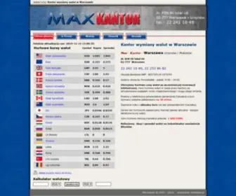 Max-Kantor.pl(Kantor wymiany walut) Screenshot