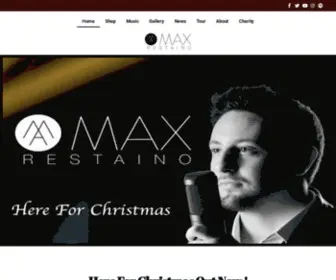 Max-Music.co.uk(Max Restaino Official Website) Screenshot