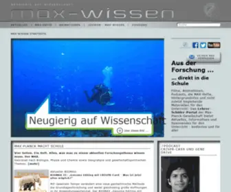 Max-Wissen.de(Max-wissen Startseite) Screenshot