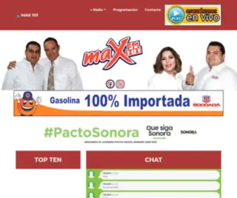 Max101.com.mx(Max 101) Screenshot