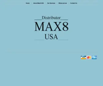 Max8Usa.com(MAX 8 USA) Screenshot