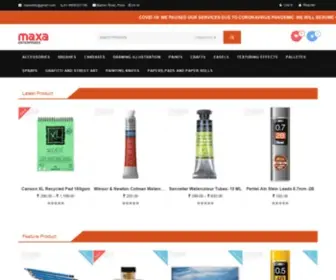 Maxa-Enterprises.com(ART SUPPLIES) Screenshot