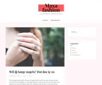 Maxafashion.nl(Alles over beauty) Screenshot