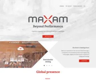Maxamcorp.com(Beyond Performance) Screenshot