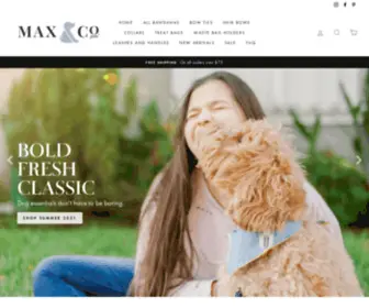 Maxandcopets.com(Max and Co Pets) Screenshot