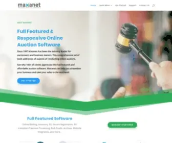 Maxanet.com(Maxanet Online Auction Software) Screenshot