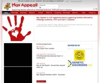 Maxappeal.org.uk(Max Appeal) Screenshot