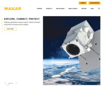 Maxar.com(Maxar Intelligence & Maxar Space Systems) Screenshot