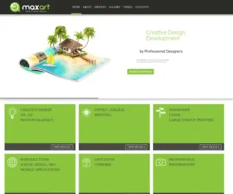 Maxart.ae(Best Advertising Agency in Dubai) Screenshot