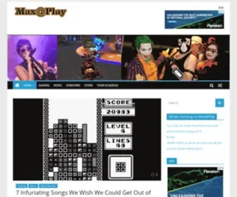 Maxatplay.com(Gamer Culture) Screenshot