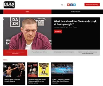 Maxboxing.com(Max Boxing) Screenshot