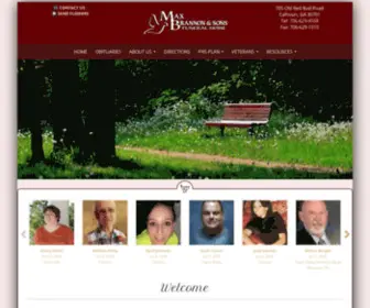 Maxbrannonandsons.com(Max Brannon and Sons Funeral Home) Screenshot