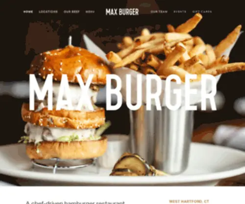 Maxburgerct.com(MAX BURGER) Screenshot