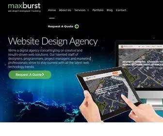 Maxburst.com(Web Design Company & SEO Marketing Agency in NYC & Long Island) Screenshot