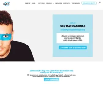 Maxcf.es(🥇 diseñador web freelance wordpress) Screenshot
