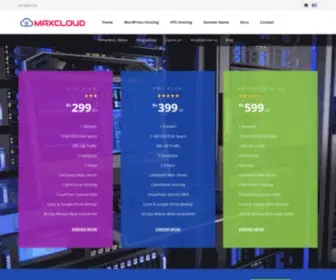 Maxcloud.com.pk(Pakistan's #1 Web Hosting On Cyberpanel) Screenshot