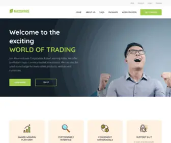 Maxcointrade.com(Forex/Binary Trading) Screenshot