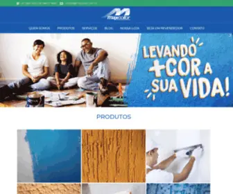 Maxcollor.com.br(Fábrica de Tintas em BH) Screenshot