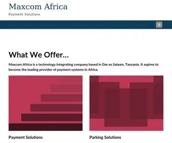 Maxcomafrica.com(Payment Solutions) Screenshot