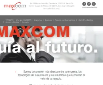 Maxcom.com.mx(Maxcom) Screenshot