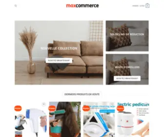 Maxcommerce.store(Vente en ligne tunisie) Screenshot