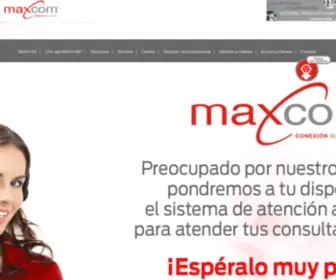 Maxcom.net.mx(Maxcom) Screenshot