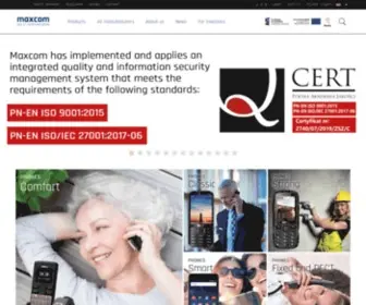Maxcom.pl(Telefony dla seniorów i nie tylko) Screenshot