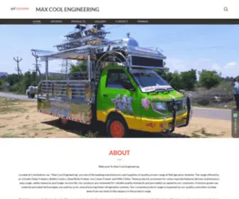 Maxcoolengineering.com(MAX COOL ENGINEERING) Screenshot